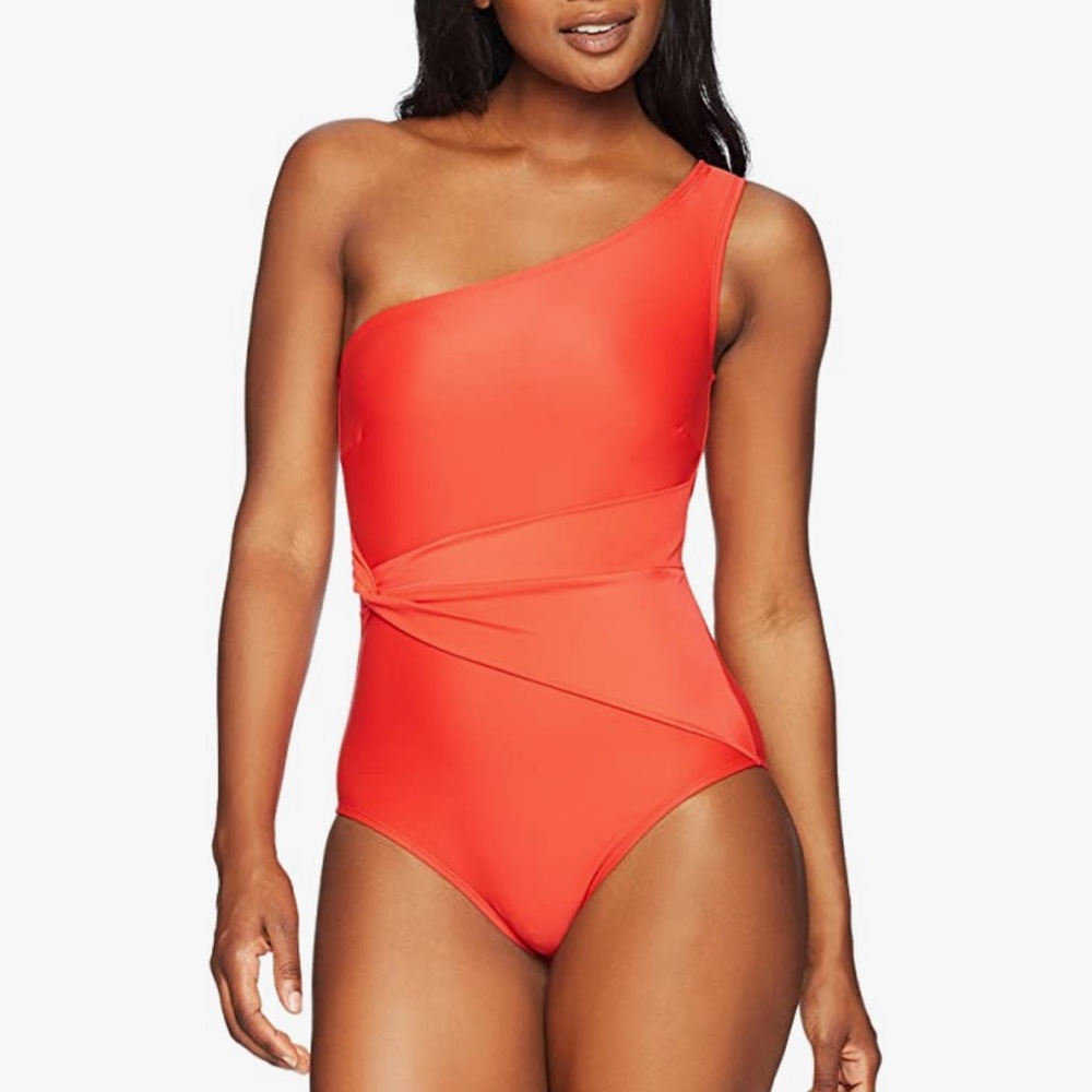 Coastal Blue | NWOT One Shoulder OnePiece Swimsuit